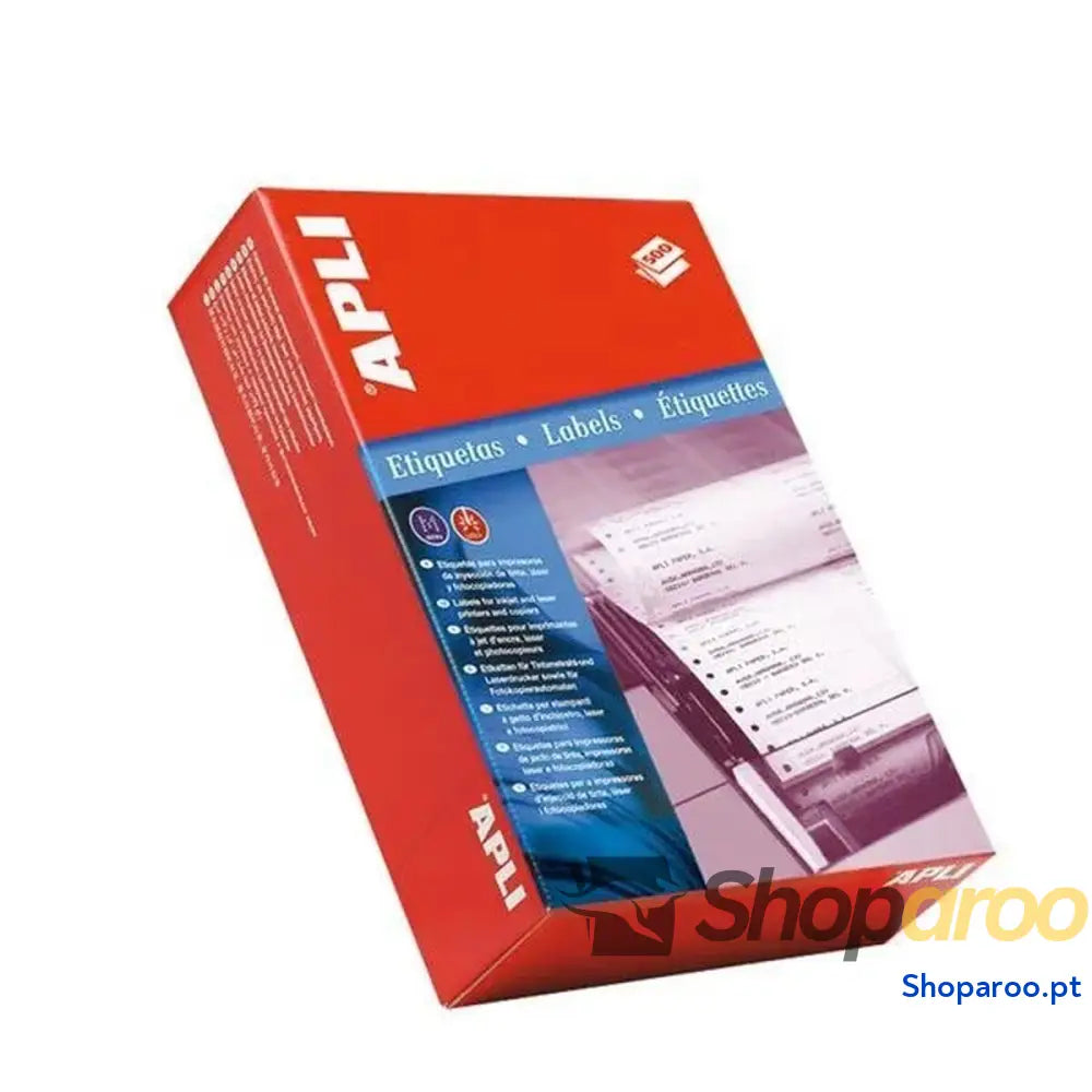 Etiquetas para Impressora Apli 101,6 x 23,3 mm Branco 500 Folhas