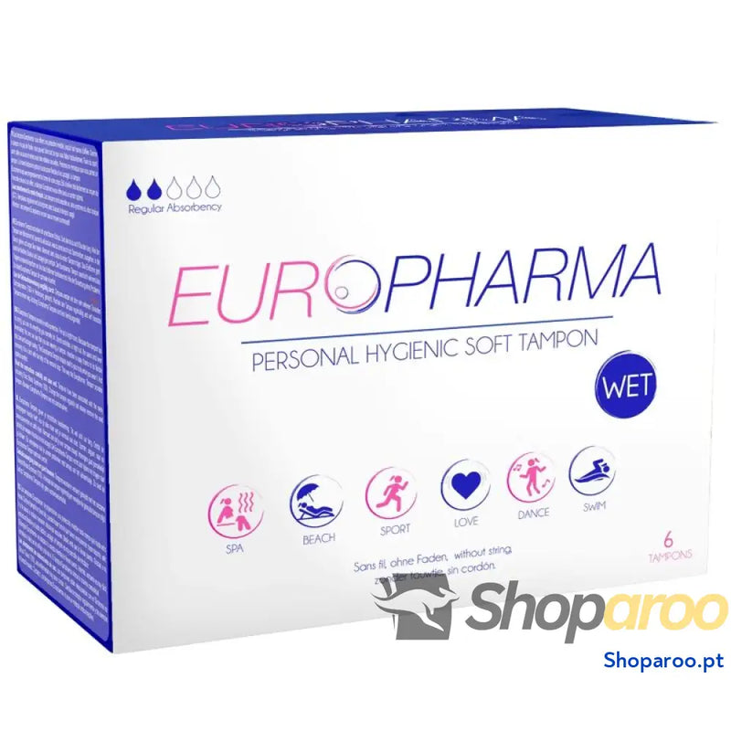 EUROPHARMA TAMPÕES DE AÇÃO 6 UNIDADES