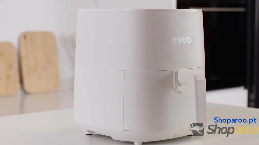 Fritadeira sem Óleo Air Fryer EVVO 6L 1700W Branca Multifuncional