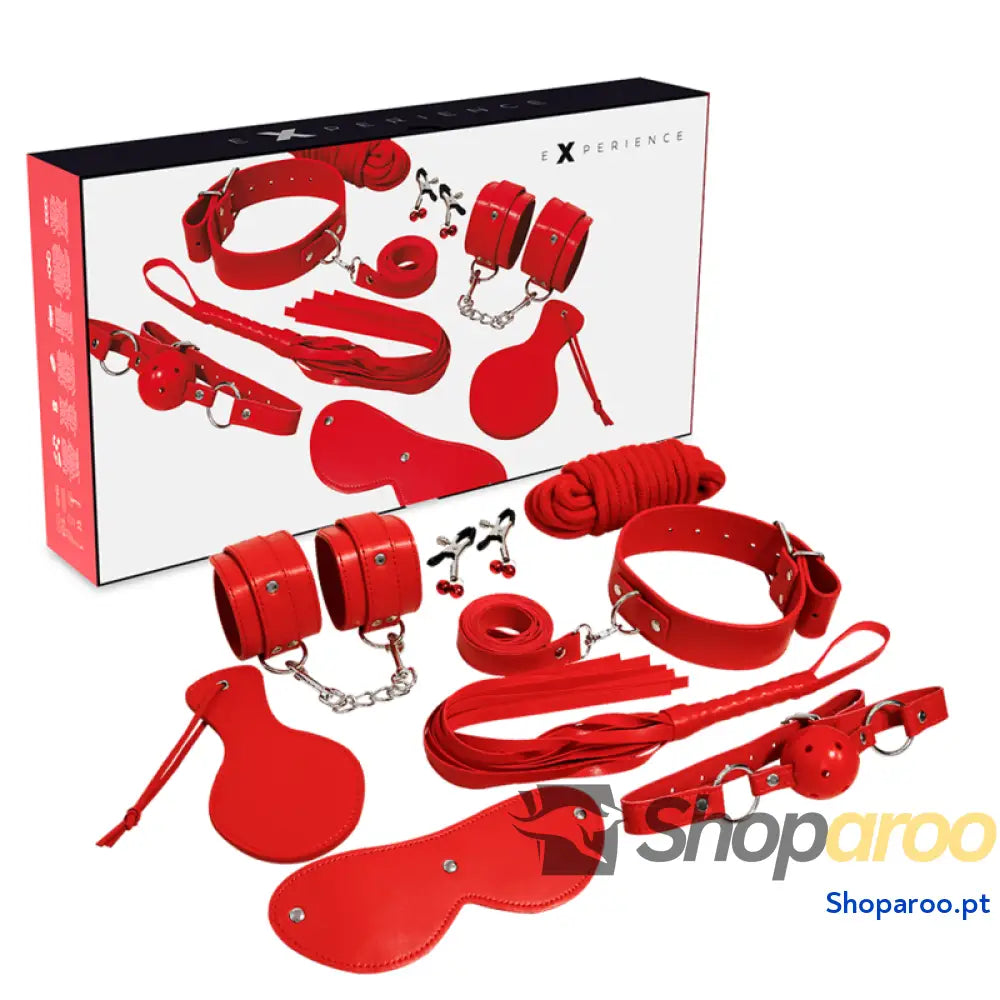 EXPERIENCE - KIT BDSM FETISH SÉRIE VERMELHA