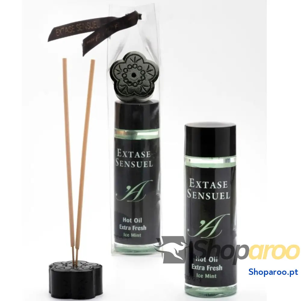EXTASE SENSUAL - ÓLEO DE MASSAGEM COM EFEITO GELO EXTRA FRESCO 100 ML