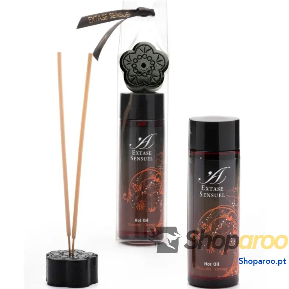 EXTASE SENSUAL - ÓLEO ESTIMULANTE DE CHOCOLATE E LARANJA 100 ML