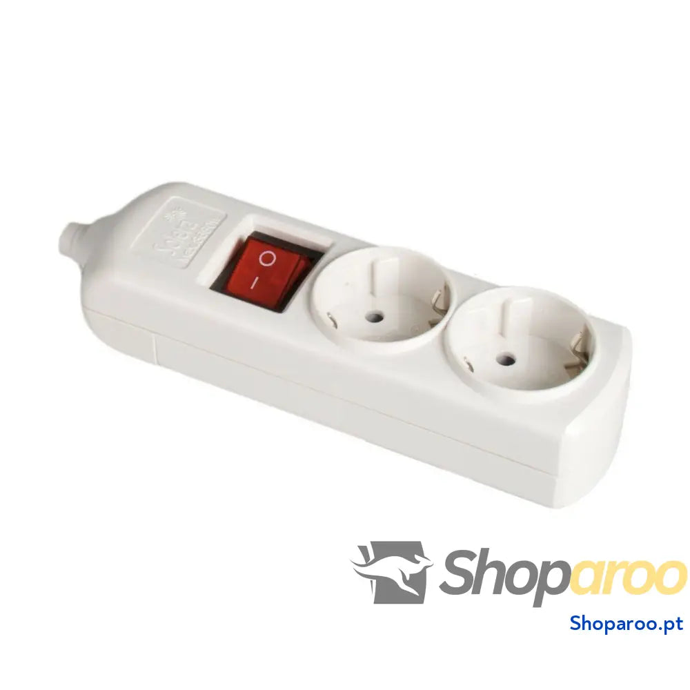 Extensão com 2 tomadas com interruptor Solera 8002il Bipolar 3500 W 250 V 16 A