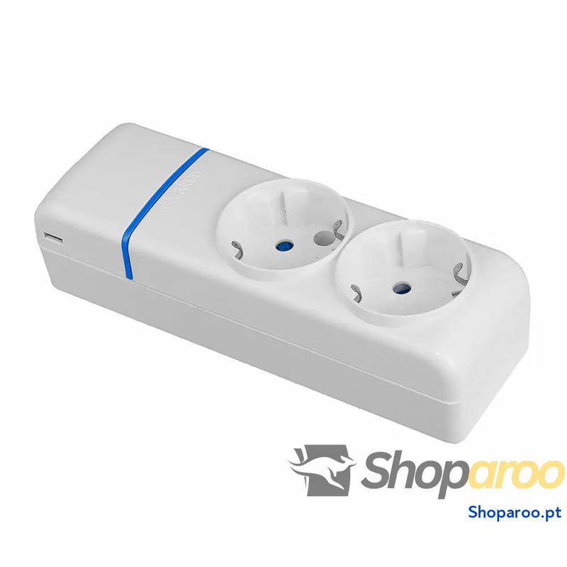 Extensão com 2 Tomadas sem Interruptor Solera 8002p 250 V 16 A