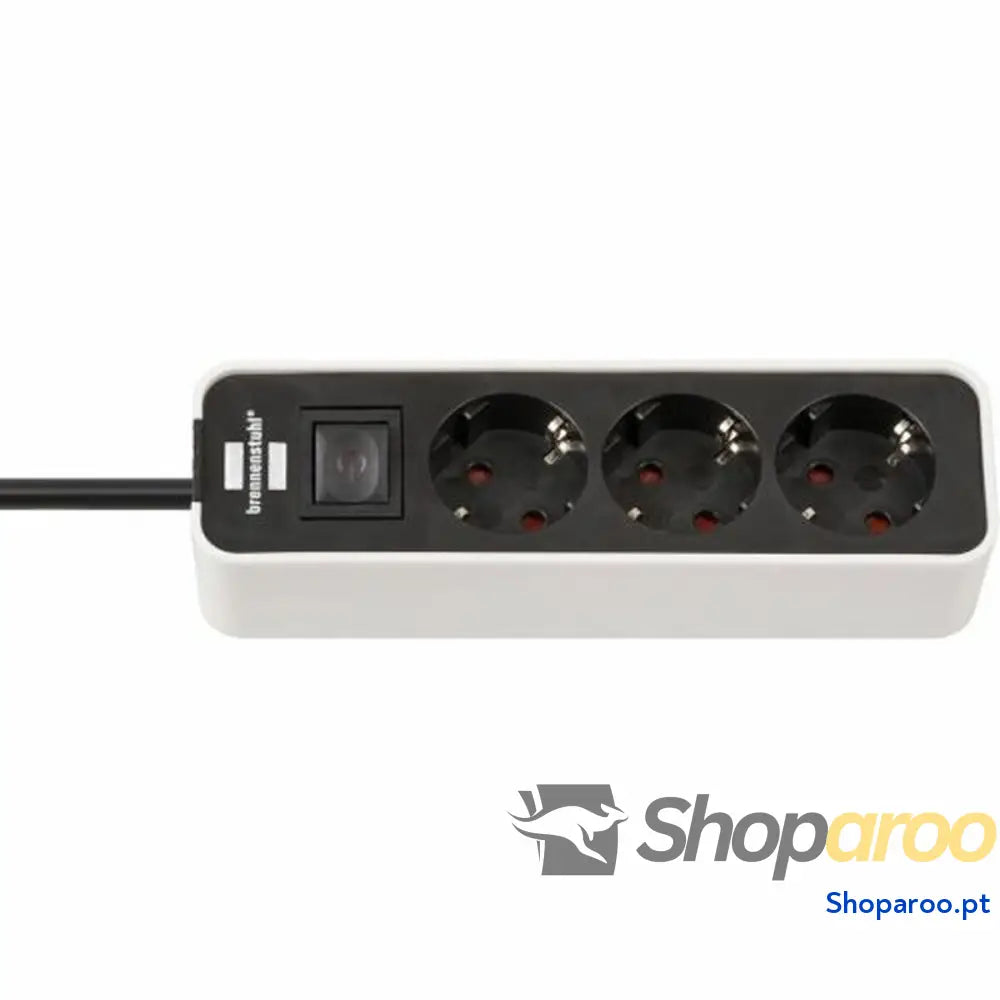 Extensão com 3 tomadas com interruptor Brennenstuhl Ecolor 3600 W (1,5 m)