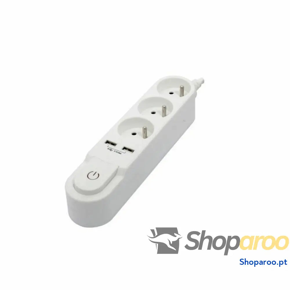 Extensão com 3 tomadas com interruptor Chacon   (3 m)