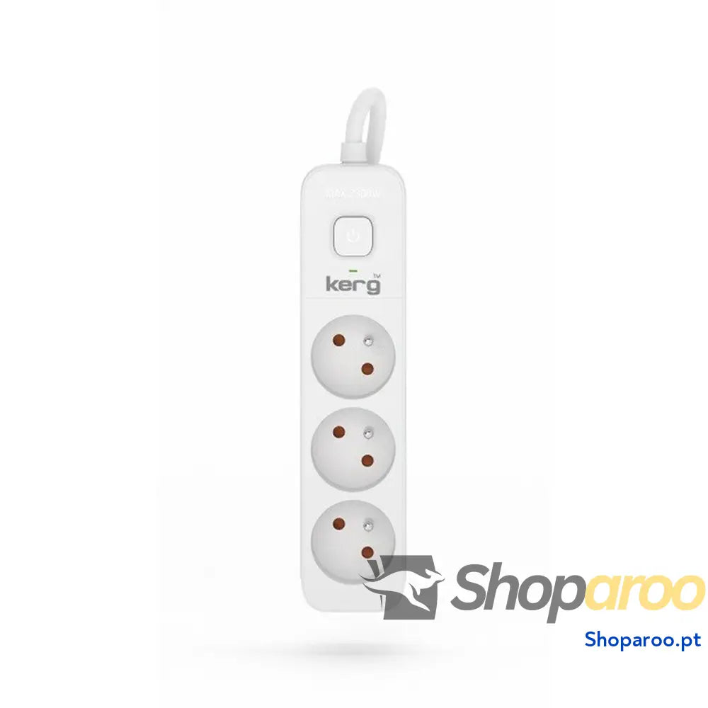 Extensão com 3 tomadas com interruptor HSK Data M02376 (3 m)