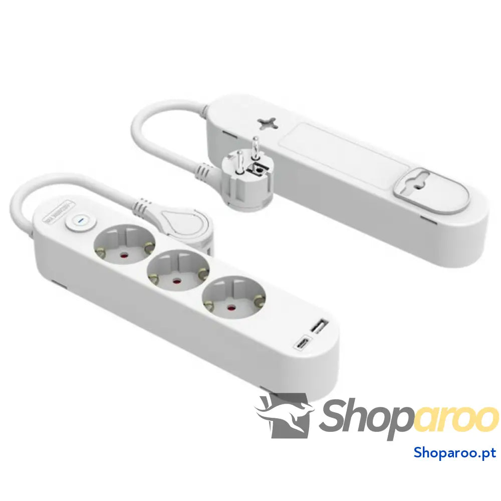 Extensão com 3 tomadas com interruptor Silver Electronics 48643