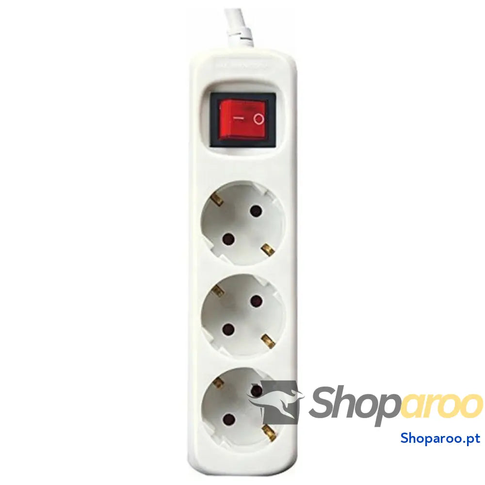 Extensão com 3 tomadas com interruptor Silver Electronics 9637 3680W (3 m)