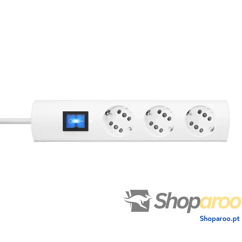 Extensão com 3 Tomadas Schuko com Interruptor Kopp Duoversal Plus 3600 W (1,4 m)