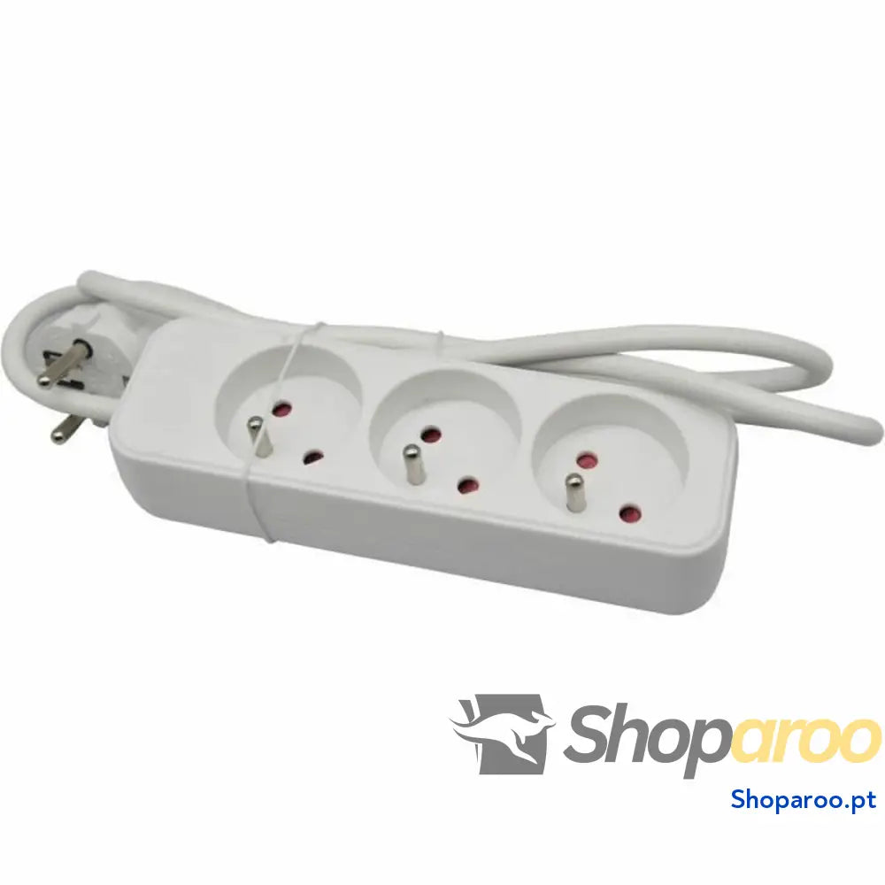 Extensão com 3 Tomadas sem Interruptor GAO