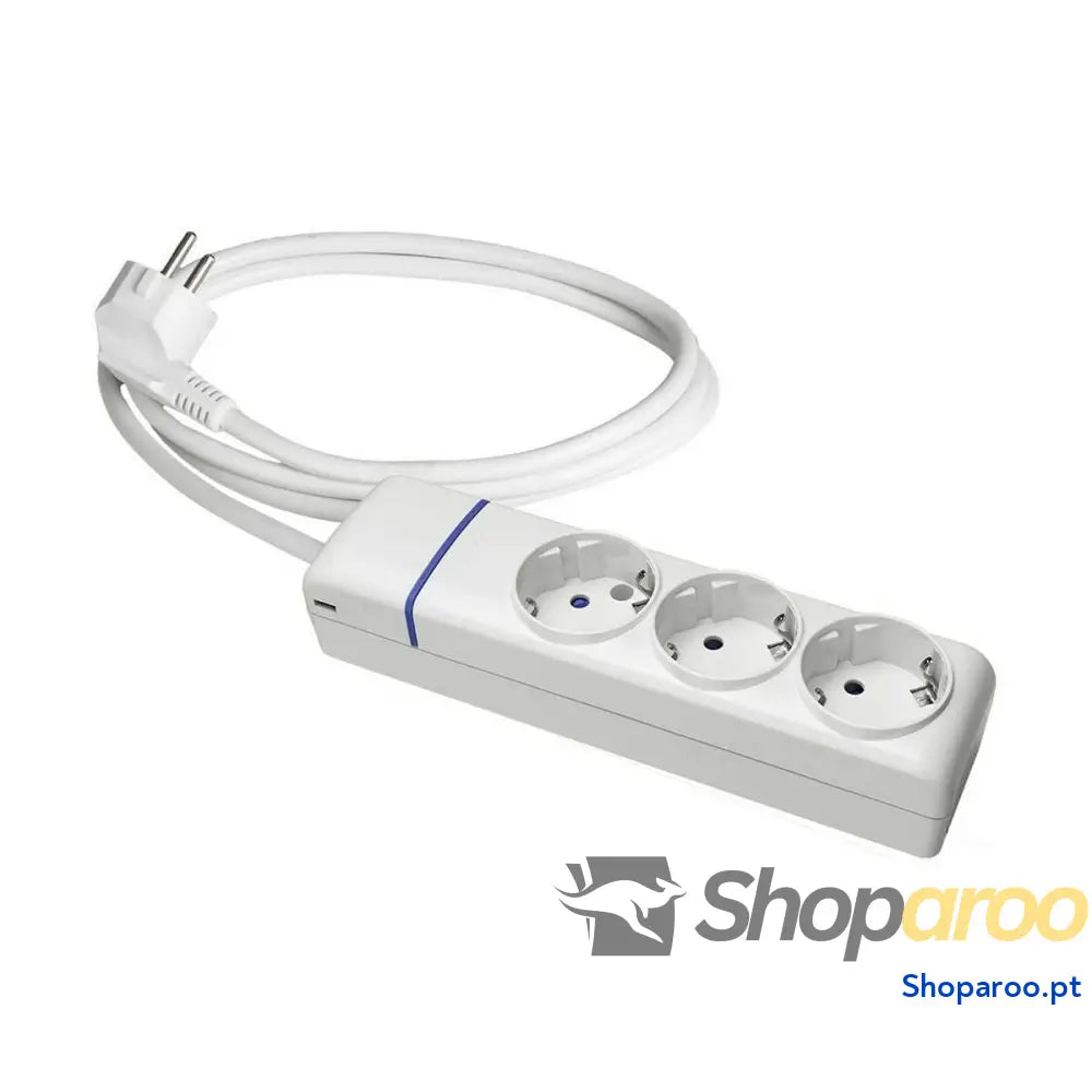 Extensão com 3 Tomadas sem Interruptor Solera 8013p (1,5 m)