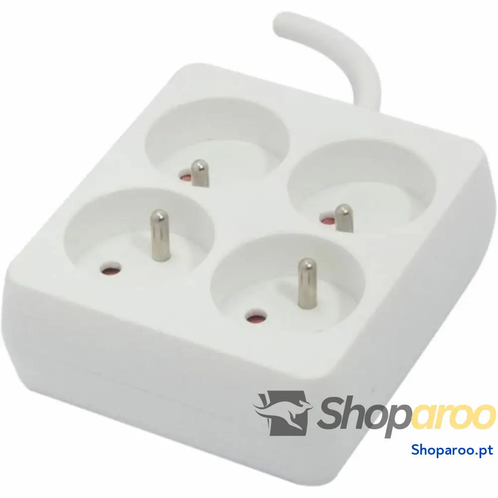 Extensão com 4 tomadas com interruptor Chacon   (1,5 m)