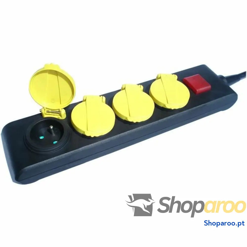 Extensão com 4 tomadas com interruptor GAO (1,5 m)