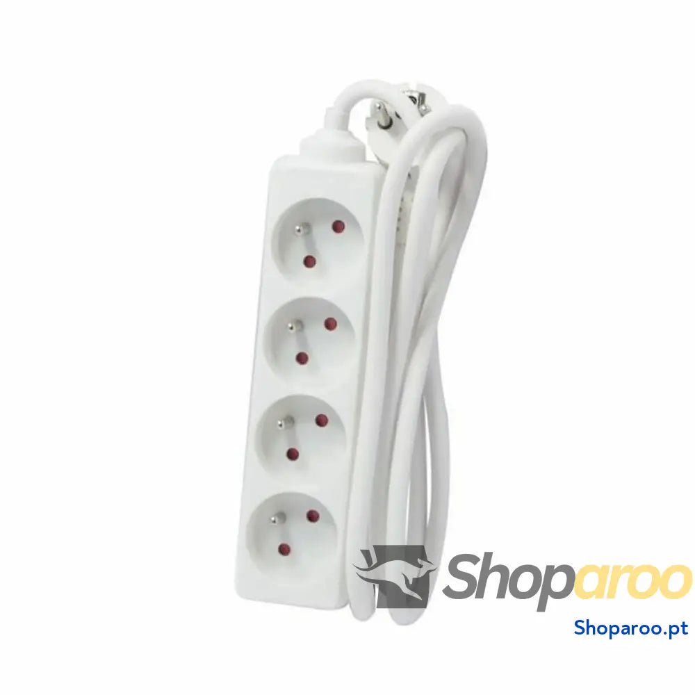 Extensão com 4 Tomadas sem Interruptor Chacon (3 m)