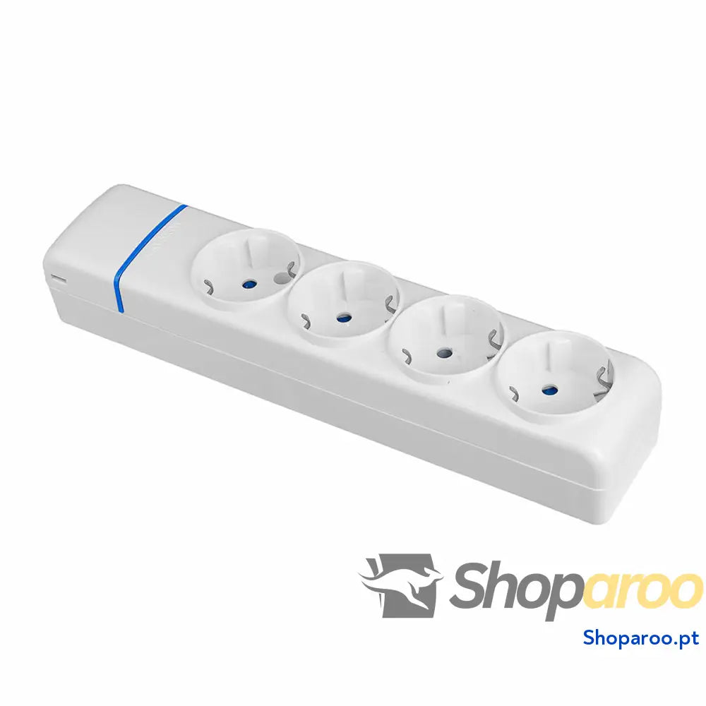 Extensão com 4 Tomadas sem Interruptor Solera 8004p 250 V 16 A