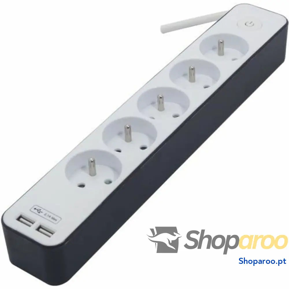 Extensão com 5 Tomadas com Interruptor Chacon (1,5 m)