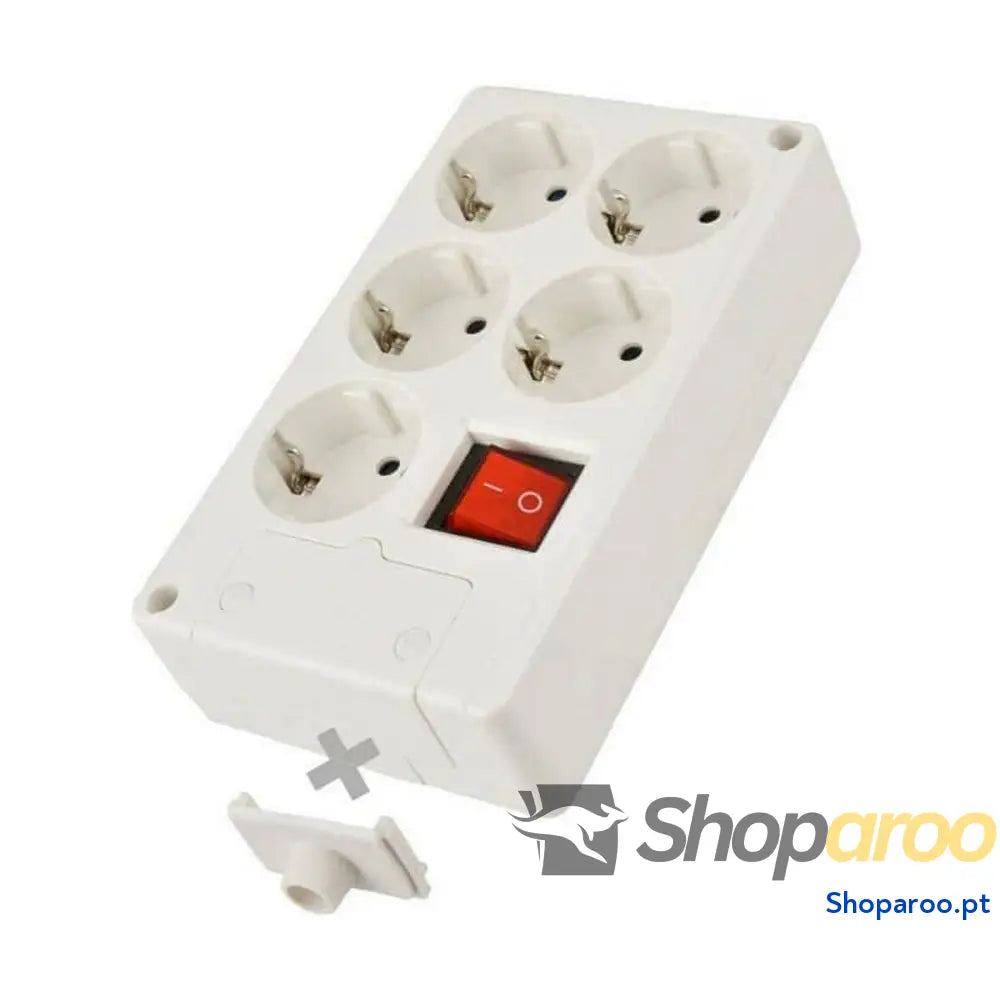 Extensão com 5 Tomadas com Interruptor Solera 8105il