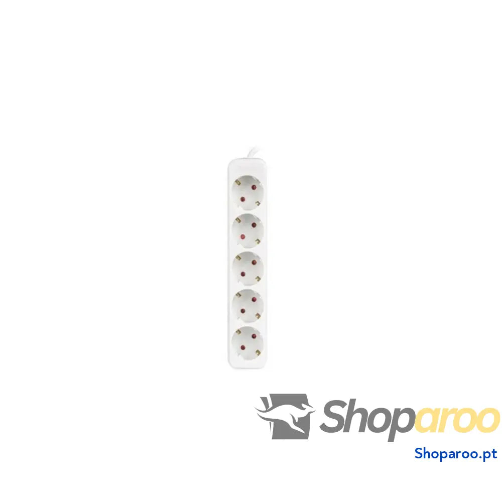 Extensão com 5 Tomadas Schuko Lanberg 1,5 m Branco