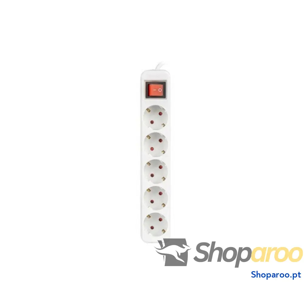 Extensão com 5 Tomadas Schuko Lanberg 2500 W 1,5 m Branco
