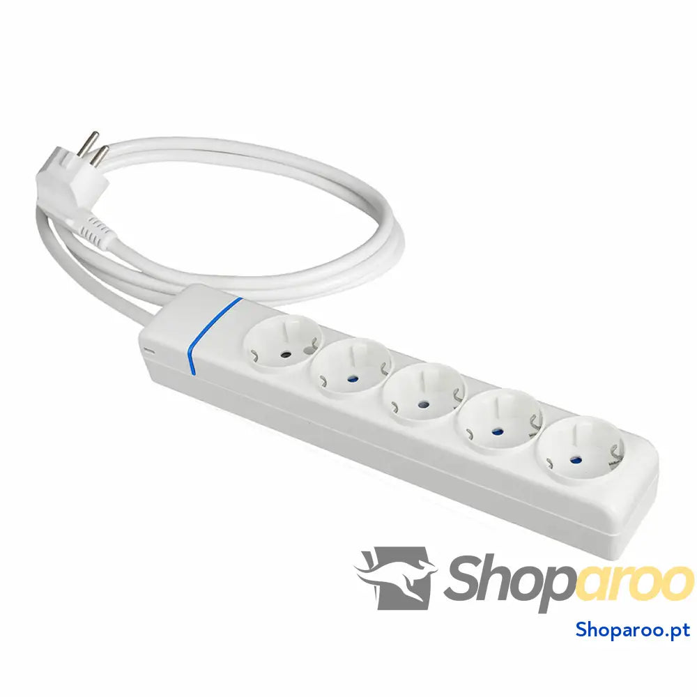 Extensão com 5 Tomadas sem Interruptor Solera 8015p 250 V 16 A (1,5 m)