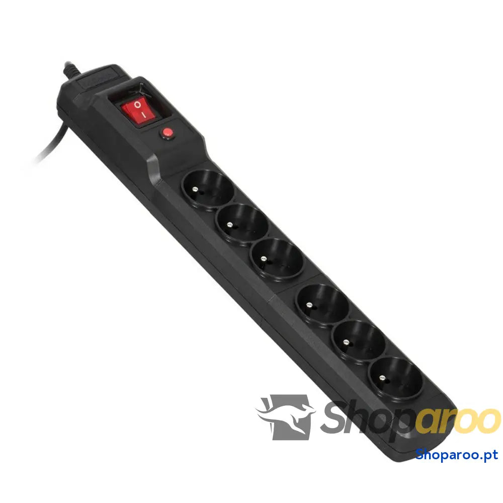Extensão com 6 Tomadas com Interruptor Activejet COMBO 6GN (3 m)