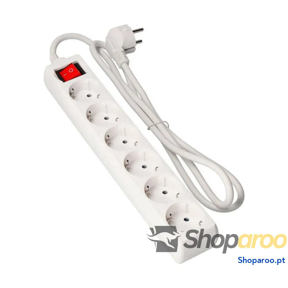 Extensão com 6 Tomadas com Interruptor EDM 41046 Schuko (3 m)