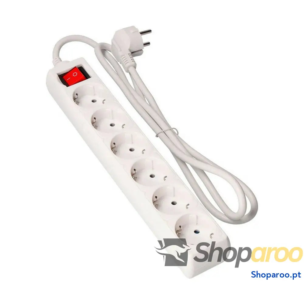 Extensão com 6 Tomadas com Interruptor EDM 41066 Schuko (5 m)
