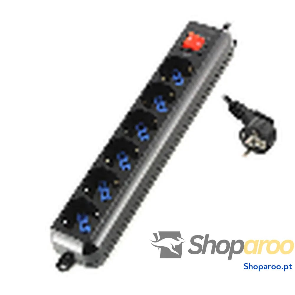 Extensão com 6 Tomadas com Interruptor Ewent Schuko (1,5 m)