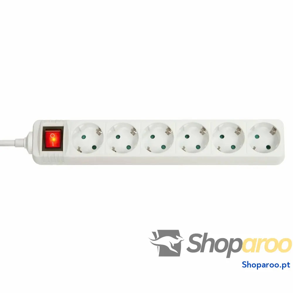 Extensão com 6 Tomadas com Interruptor LINDY 73103