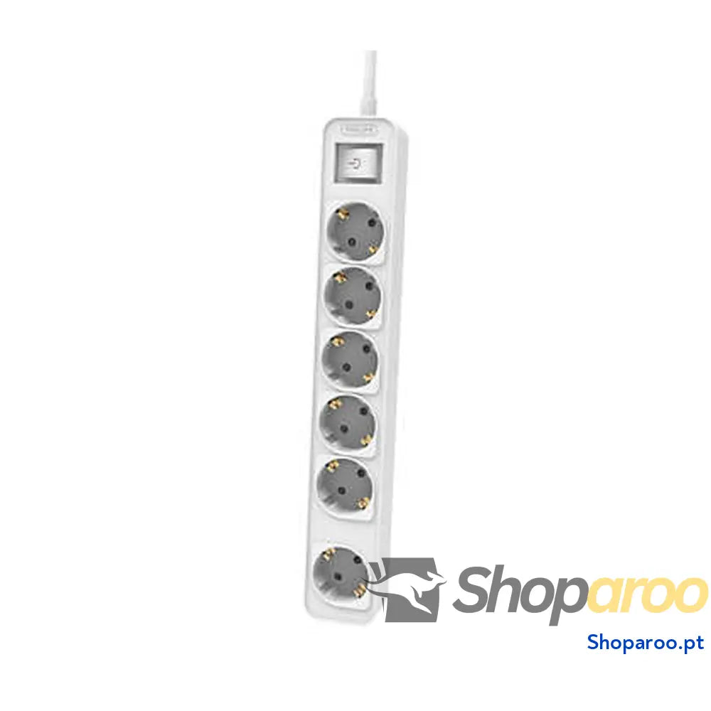 Extensão com 6 Tomadas com Interruptor Philips CHP2164W/62 (1,5 m)