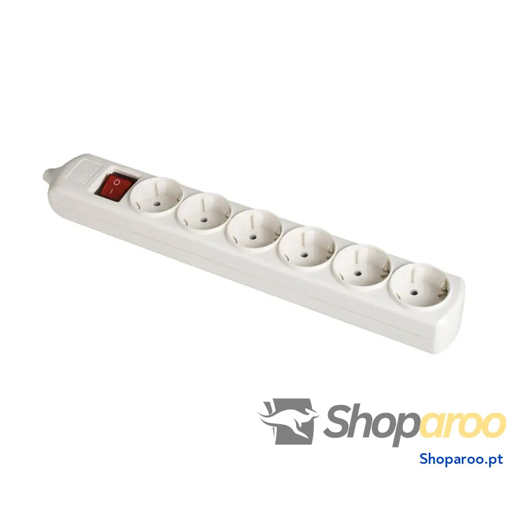 Extensão com 6 Tomadas com Interruptor Solera 3500 W 16 A
