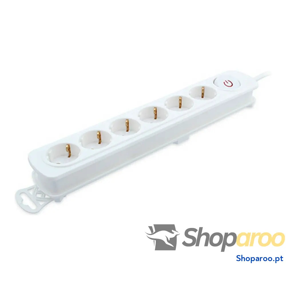 Extensão com 6 Tomadas com Interruptor TM Electron 3680 W