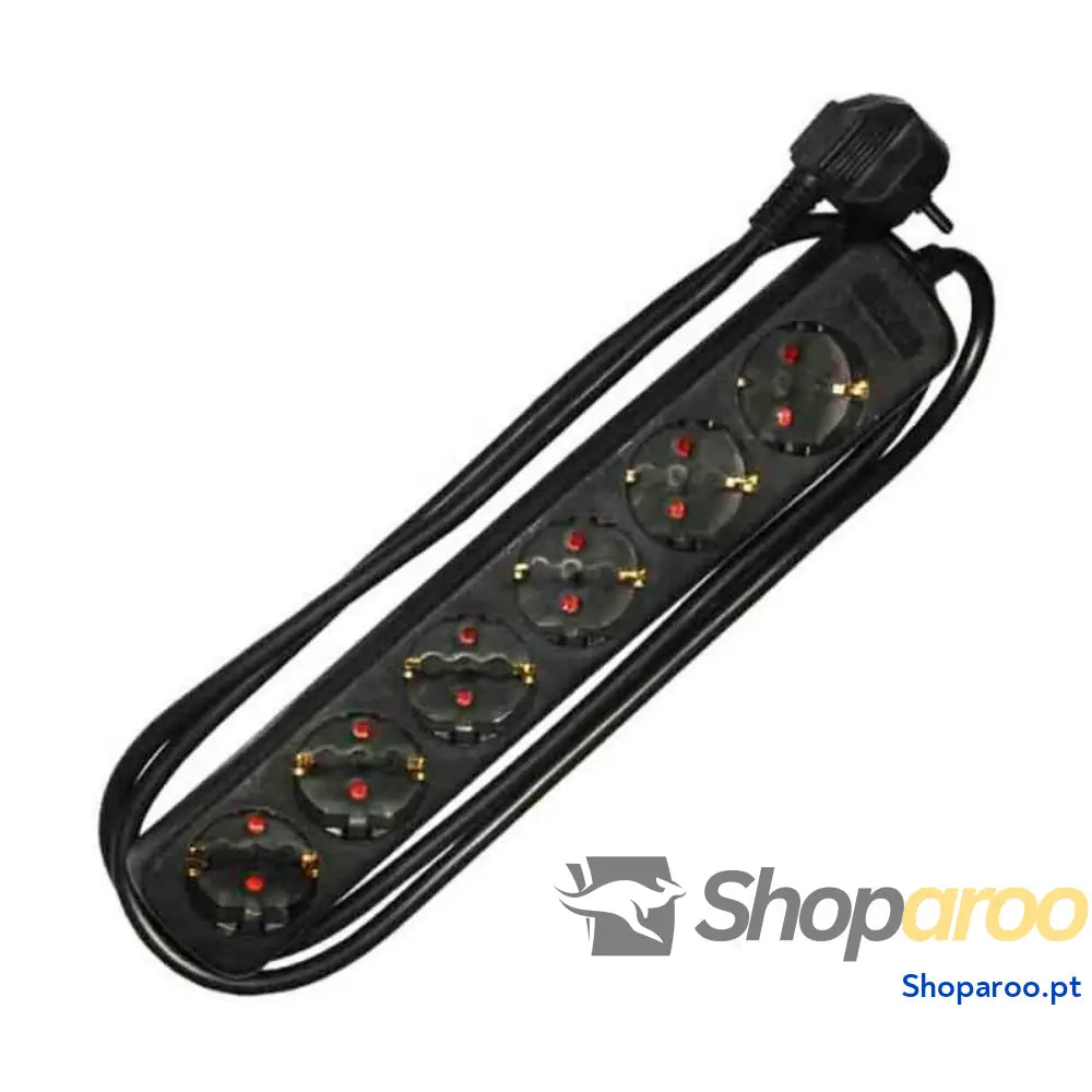 Extensão com 6 Tomadas sem Interruptor EDM 41008 Schuko (1,5 m)
