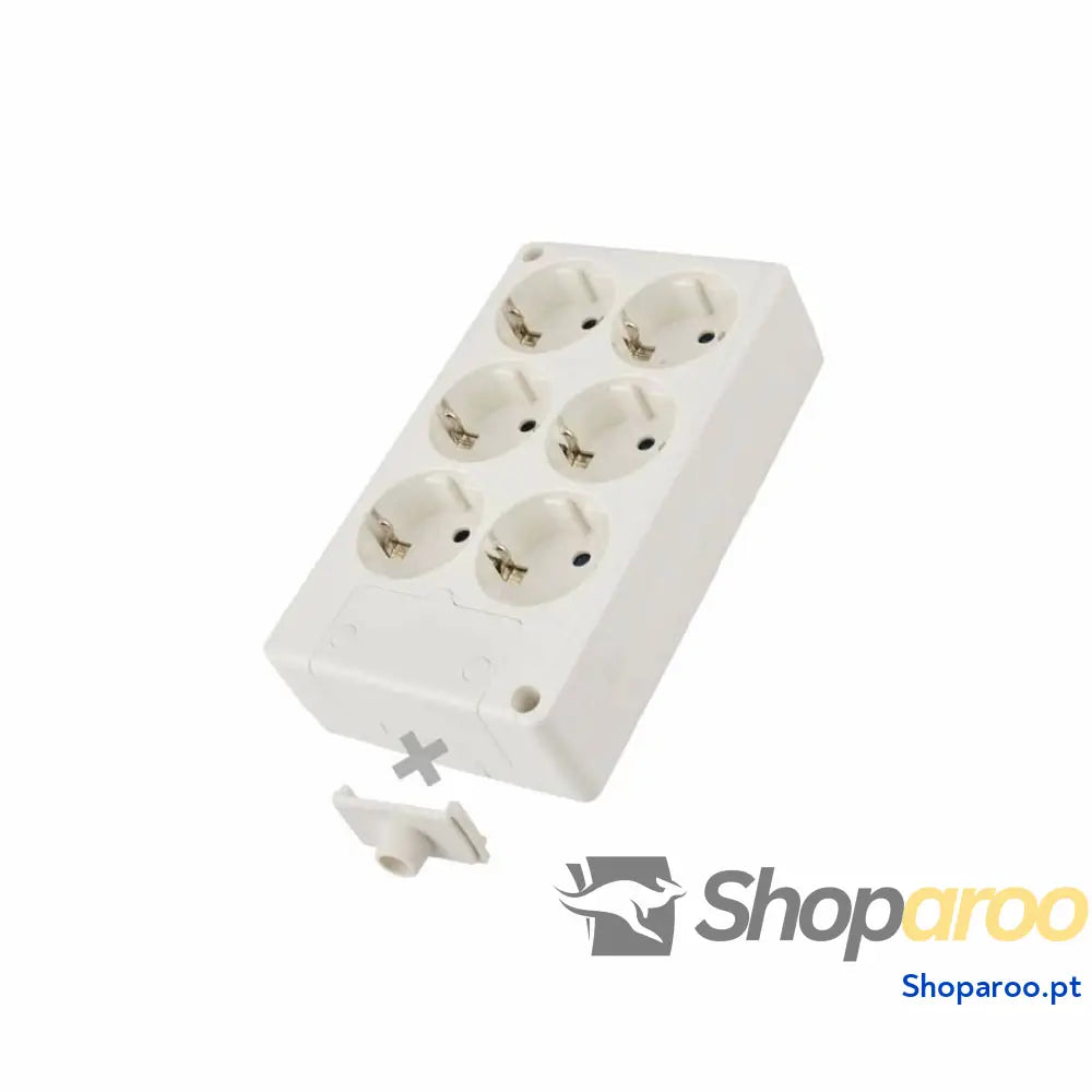 Extensão com 6 Tomadas sem Interruptor Solera 8106 3500 W 250 V 16 A