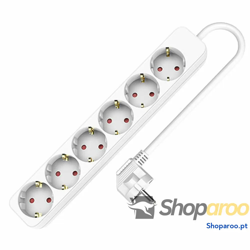 Extensão com 6 Tomadas sem Interruptor TM Electron (1,5 m)