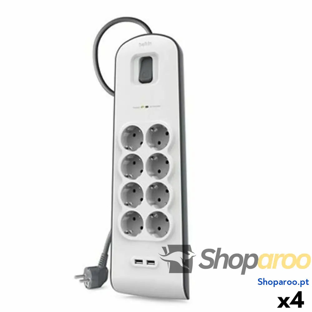 Extensão com 8 Tomadas com Interruptor Belkin
