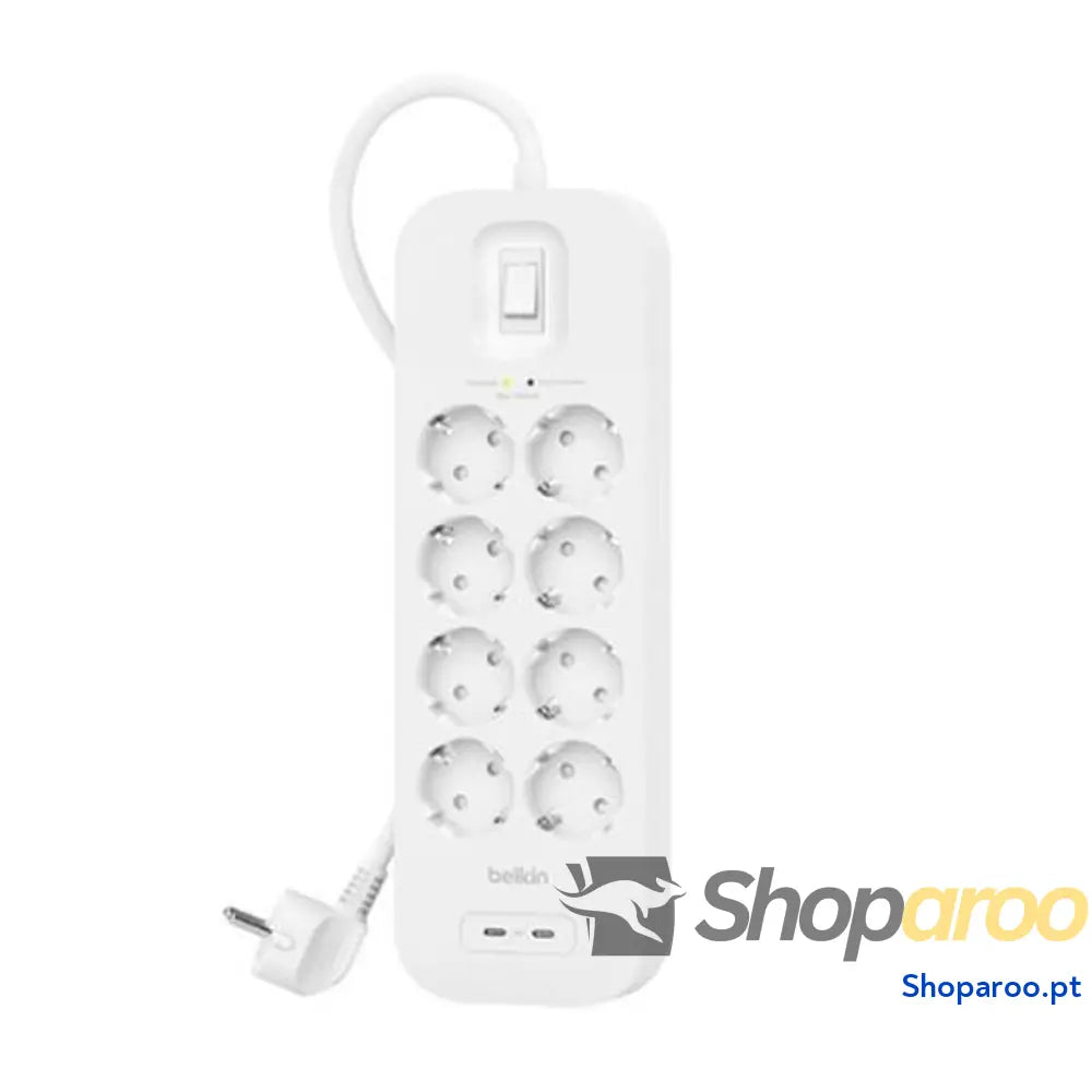 Extensão com 8 Tomadas com Interruptor Belkin SRB004VF2M (2 m)