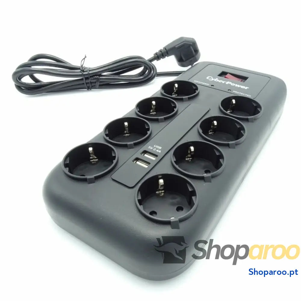 Extensão com 8 Tomadas com Interruptor Cyberpower P0820SUF0-DE (1,8 m)