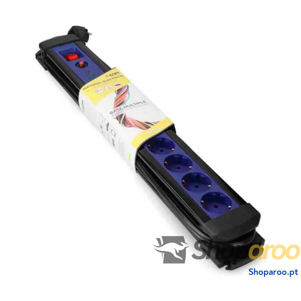 Extensão com 8 Tomadas com Interruptor EDM 41820 (3 m)