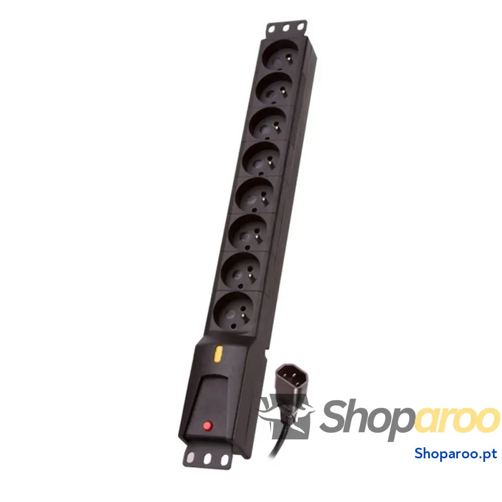 Extensão com 8 Tomadas com Interruptor Lestar   3 m (3 m)