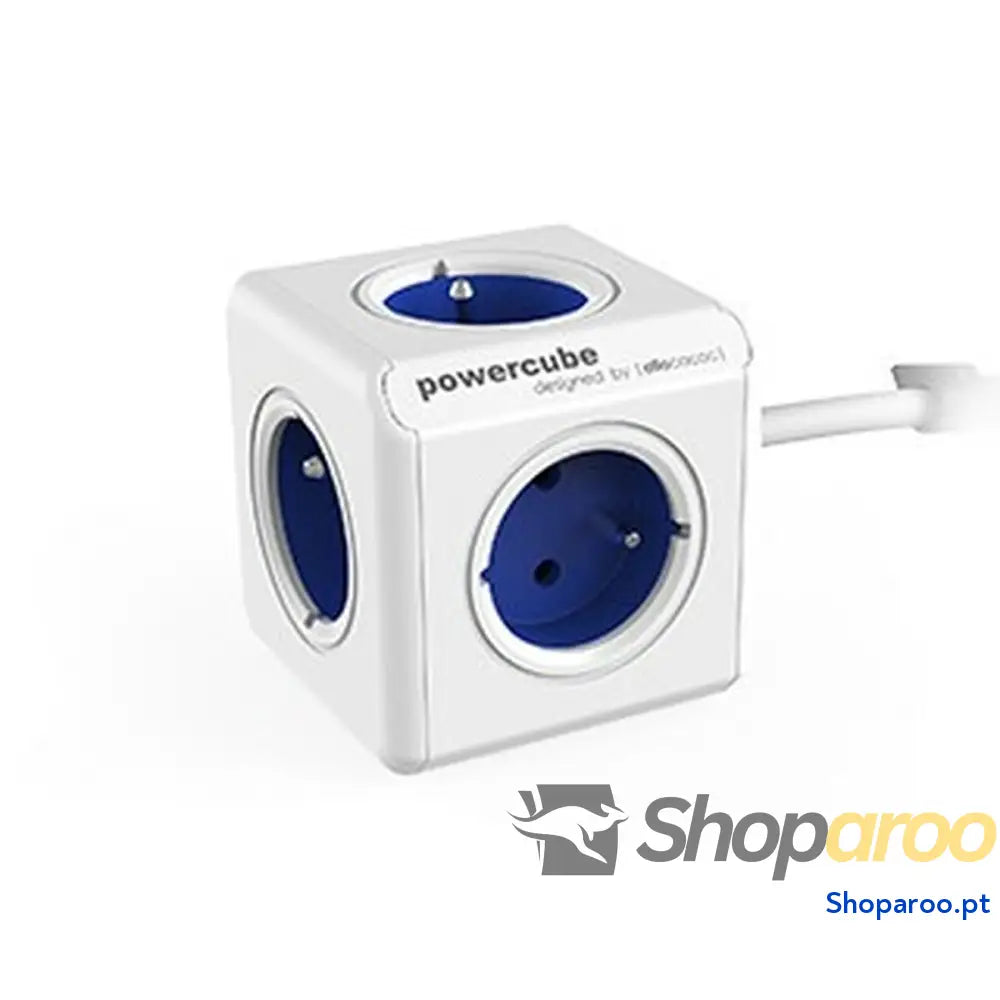 Extensão em Cubo Allocacoc 2300BL/FREXPC Azul Branco 1,5 m