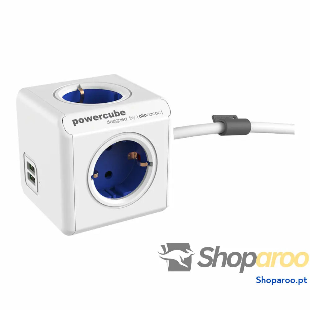 Extensão em Cubo Allocacoc Powercube Extended 1402 USB 250 V 16 A 1,5 m
