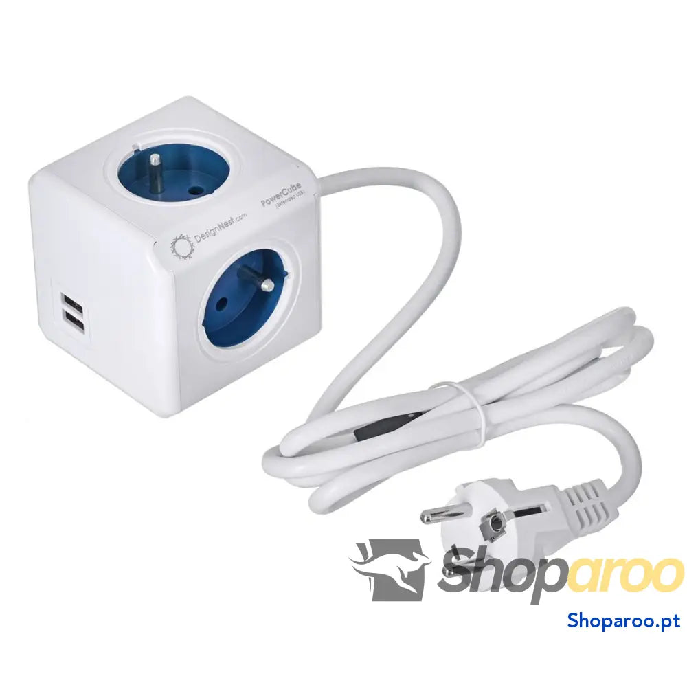 Extensão em Cubo Allocacoc PowerCube Extended USB Type E Azul (1,5 m)