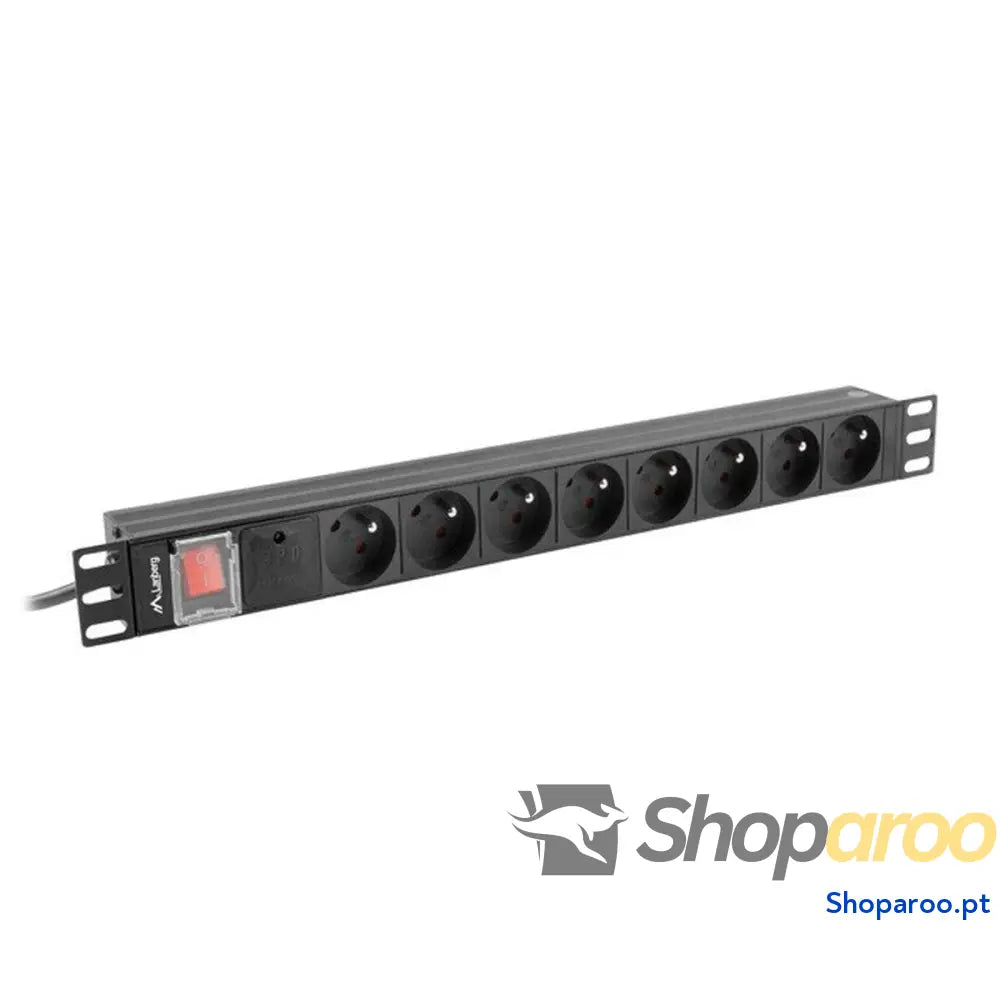 Extensor 19" 6 Tomas Schuko Lanberg PDU-06E-0200-BK (2 m)