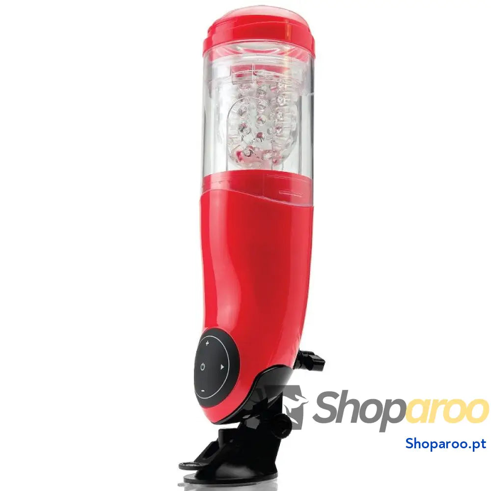 EXTREME TOYZ - PDX MEGA BATOR USB MASTURBADOR MASCULINO BOCA VERMELHO
