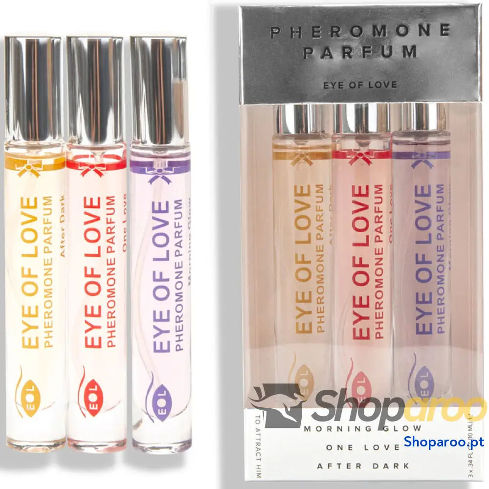 EYE OF LOVE - EOL PHR PARFUM 10 ML SET/3 - MORNING GLOW, ONE LOVE, AFTER DARK