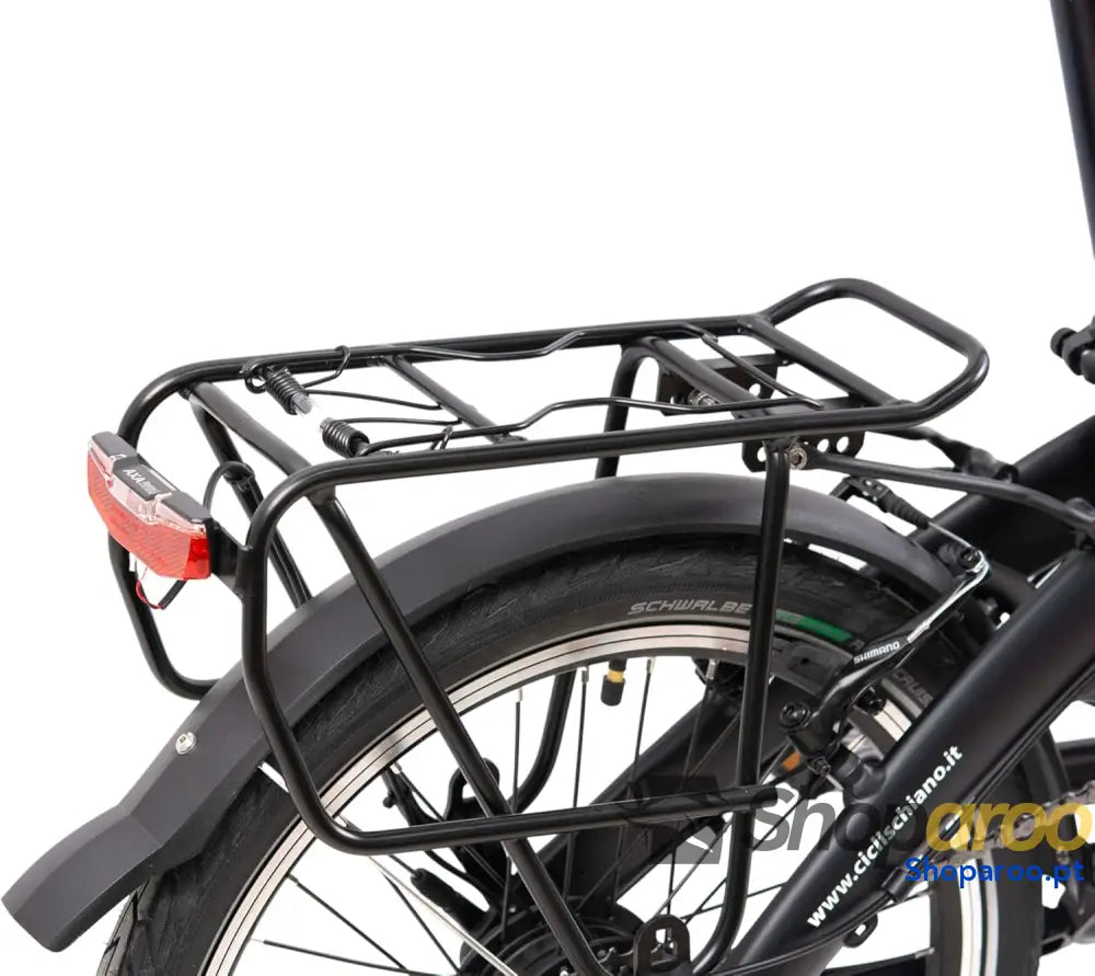F.lli Schiano Galaxy bicicleta elétrica dobrável 20’’ bateria de 36 V 10,4 Ah removível motor 250 W 40 mm urbana