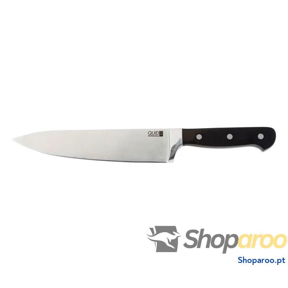 Faca de Chef Quid Professional Inox Chef Black Preto Metal 20 cm (Pack 6x)