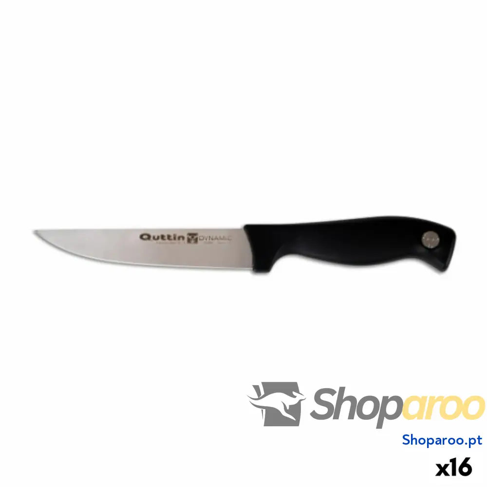 Faca de Chef Quttin Dynamic Preto 14 cm (16 Unidades)